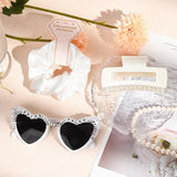 Bridal Shower Gifts for Women Bride To Be Gift Set Bride Hair Clip Claw Clip Accessories Bride Hair Scrunchie Bride Sunglasses Bachelorette Party Wedding Gifts