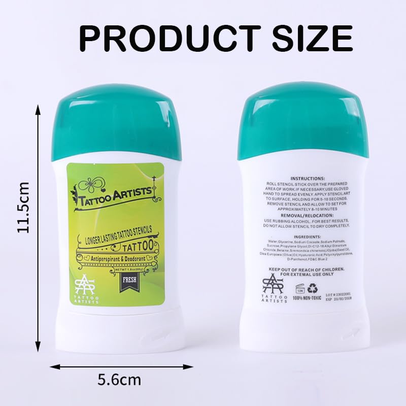 2PCS Tattoo Transfer Cream Gel, Safe and Long-Lasting Tattoo Balm for Body Art Makeup Professional Tattoo Transfer Soap Stencil Tattoo Supplies Accessories for Tattoo Artist (2PCS)