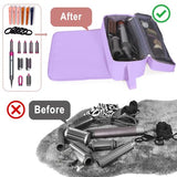Hair Tools Travel Bag with Heat Resistant Mat Hair Styling Accessories Storage Case for Hair Dryer Flat Iron Straightener Curling Iron Haircare Accessories Travel Essentials for Women