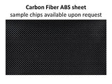 Carbon Fiber ABS Sheet for Boat Instrument Panels 24" x 48" x 3/16"