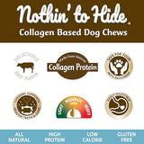 Fieldcrest Farms Nothin' to Hide Twist Stix, Beef Flavor, Easily Digestible, Supports Skin, Coat, Joints & Muscles, for Moderate Chewers Under 15lbs, 50 Pieces