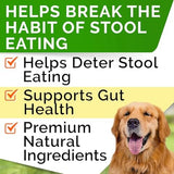 STRELLALAB No Poo Chews for Dogs - Coprophagia & Stool Eating Deterrent with Probiotics, Digestive Enzymes & Breath Aid Support - Stop Dog Poop Eating - Made in The USA