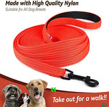 lynxking Dog Training Leash Long Obedience Recall Agility Leash 15ft 30ft 50ft Tracking Lead Perfect for Training Play Camping and Backyard