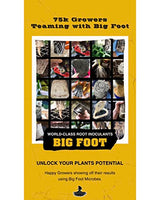 Big Foot Mycorrhizal Granular (2 LB) with Kelp, Biochar, Worm Castings, Humic Acid, Trace Minerals| Treat Soil or 256-1 Gallon Pots |