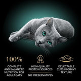 Sheba Perfect Portions Wet Cat Food Cuts in Gray Savory Mixed Grill Entree, 2.6 oz. Twin-Pack Trays (24 Count, 48 Servings)