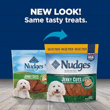 Load image into Gallery viewer, Blue Buffalo Nudges Jerky Cuts Natural Dog Treats Chicken
