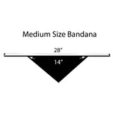 Bandana Embroidered Triangle Pet Scarves for Dogs, Summer Cactus Design - Cute Pet Accessories, Medium