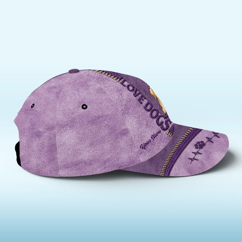 Pawfect House I Love Dogs More Than Humans - Dog & Cat Personalized Custom Hat, All Over Print Classic Cap - Gift for Pet Owners, Pet Lovers (1 Dog)