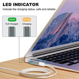 Magnetic L-Tip USB C Adapter Compatible with Magnetic 1 MacBook Pro Air, Type-C PD Power Fast Charging Adapter Replacement for MacBook Power Supply,MacBook Pro Works with 100W