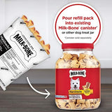 Milk-Bone MaroSnacks Dog Treats, 38 Ounce Refill Packs (Pack of 2) with Real Bone Marrow and Calcium