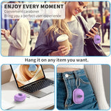 [Secure Lock] for Bose Ultra Open Earbuds Case(2024), TUDIOW Clear TPU Shockproof Protective Cover for Bose Open Ear Wireless Earbuds Accessories with Cleaning Kit & Keychain (Clear Purple)