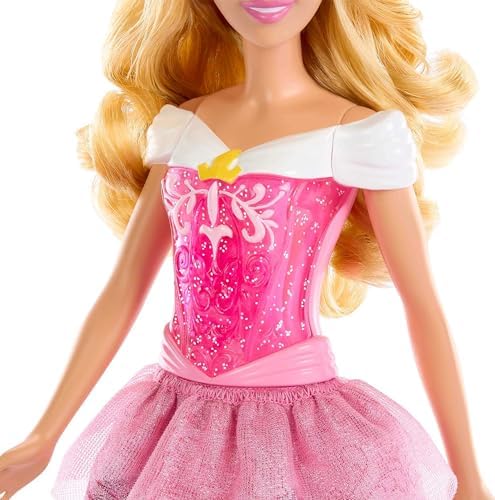Bundle of Mattel Disney Princess Closet Playset with 2 Fashions, 25 Accessories, Vanity, Dressing Room, Runway & Storage, Opens to 2 Feet + Princess Aurora Fashion Doll, Blonde Hair, Tiara Accessory