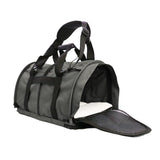 SturdiBag XL Pet Travel Carrier: Flexible Height for Cat and Dog Soft Sided with Safety Clips and Seatbelt Straps | Smoke, 20" x 16" x 12" (PN: SB3-PRO-SM)