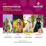 NaturVet Joint Health Level 3 Dog Soft Chew 15.2 oz. Count of 240