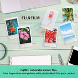 Fujifilm Instax Mini 12 Instant Camera Bundle with Fujifilm Instax Mini Instant Film Value Pack (60 Sheets) with Accessories Including Protective Case, Strap, Photo Album (Lilac Purple)