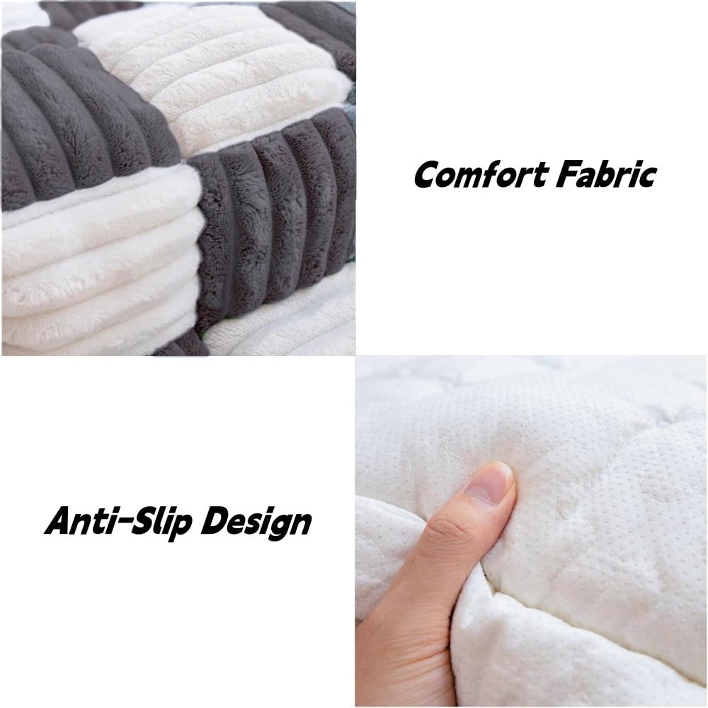 Washable Pet Bed Couch ，Funny Cat Mat ，Anti-Slip Dog Bed Sofa Cover，Pet Friendly Sofa Cover for Large Dogs (Black, 70x210 cm/28 * 83in)