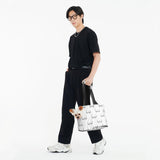 Dog Carrier Bag Compatible with Boobs Breasts Pattern Print White, Cat Tote Bag, Pet Carrier, Foldable Waterproof Dog Purse, Portable Tote Bag Carrier for Small to Medium Cats and Small Dogs