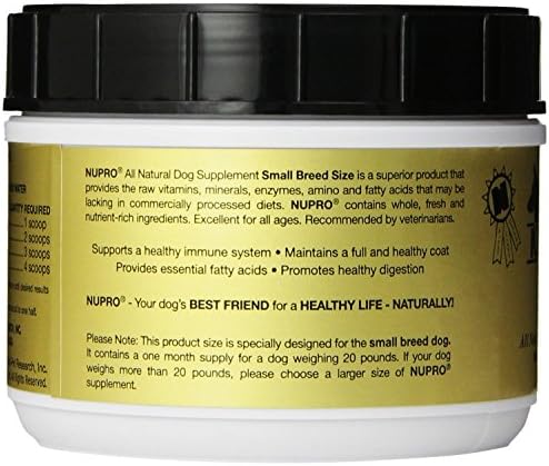 Nutri-Pet Research Nupro Dog Supplement, Small Breed, 1-Pound