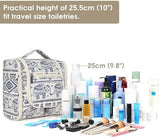 Hanging Toiletry Bag for Women Travel Makeup Bag Organizer Toiletries Bag for Cosmetics Essentials Accessories (Large, Elephant)