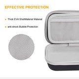 Stethoscope Carrying Case, Hard Stethoscope Case Compatible for 3M Littmann Classic III, Cardiology IV Diagnostic, MDF Acoustica Stethoscopes and Other Nurse Accessories (Pu Black)
