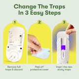BugMD No Buzz Zone - Refillable UV Bug Zapper, Mosquito Zapper, Flying Insect Trap, Bug Catcher, Plug in Fly Trap Indoor, Flea Trap for Inside Your Home, Gnat and Fruit Fly Traps for Indoors Plug in