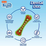 Hartz Chew 'n Clean Dental Duo Dog Treat & Chew Toy, Color Varies, Medium, 3 Pack