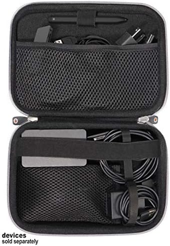 Microsoft Surface Accessories organizing case, by getgear, for Surface Dock, Surface Charger Adapter, Surface Arc Mouse, Surface Pen, Surface USB 3.0 Hub Docking Station and Others (Tweed Gray)