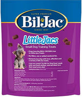 Bil-Jac Little Jacs Small Dog Training Treats - Soft Chicken Liver Dog Treats for Puppy Rewards - Real Chicken, No Fillers, 10oz Resealable Double Zipper Pouch (2-Pack)