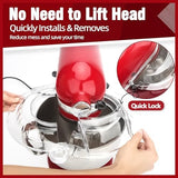 Pouring Shield for KitchenAid Tilt Head 4.5-5QT Mixer,Fit for Stainless Steel Bowls (Only),Food Grade Pouring Shield Mixers Bowl Cover Splash Guard for Kitchen aid Accessories and Attachments,Upgraded