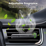 EORRZZY 2 Packs Custom Car Air Freshener Diffuser Vent Clips for Car Decoration Accessories with 12 Refill Sticks for Car, Office, Kitchen, Bathroom, Pet Houses