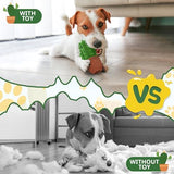 Dog Toys for Aggressive Chewers,Durable Dog Chew Toys for Medium Large Dogs Beef Favor,Cactus Dog Toothbrush Teeth Cleaning Toy Dog Toys to Keep Them Busy Christmas Birthday Gifts