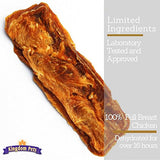 Kingdom Pets Chicken Jerky Dog Treats with Only 3 Ingredients and No Fillers, 3 Pound Bag