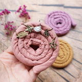 3 Pcs Spriral Lock Hair Tie dreadlock hair tie set dreadlock accessories for women and men dreadlocks ponytail holder Dread hair ties for braids thick curly hair (16 inches, Light Colour)