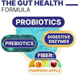 Advanced Dog Probiotics & Digestive Enzymes |Gut Health| Chews for Digestion, Allergy Yeast, Itchy Skin- Prebiotics Fiber Supplement - Diarrhea Gas Upset Stomach Relief Treats - 120 Chews