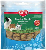 Kaytee (6 Pack) Timothy Hay Baked Apple Small Animal Treats, 4-Ounce