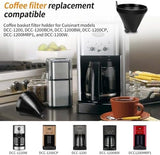 DCC-1200FB Coffee Maker Brew Basket Replacement Filter Basket Holder for Cuisinart models DCC-1200, DCC-1200BCH,DCC-1200BW,DCC-1200CP,DCC-1200MRP1,and DCC-1200W Replacement Part for Cuisinart