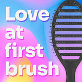 Wet Brush Speed Dry Hair Brush, Amazon Exclusive Aqua - Vented Design & Soft HeatFlex Bristles Are Blow Dry Safe - Ergonomic Handle Manages Tangle & Uncontrollable Hair - Pain-Free Hair Accessories