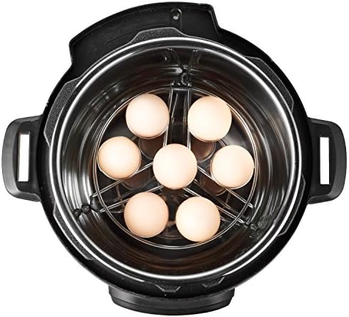 Egg Steamer Rack, Alamic Egg Rack Steamer Trivet Basket Stand for Instant Pot 3 Quart Accessories and Pressure Cooker 3 Qt Accessories, Stainless Steel - 1 Pack