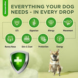 Dog Antibiotics | Natural Antibiotics for Dogs to Help with Infections, Cough, Allergies | Dog UTI Treatment for All Breeds | Puppy & Dog Itch Relief | No GMOs | 2 Oz