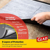 Glad for Pets Black Charcoal Puppy Pads 23" x 23" AllinOne Puppy Potty Training Pads That ABSORB & NEUTRALIZE Urine Instantly New & Improved Quality Puppy Pee Pads, (Pack of 1, 100 Count Total)