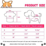 8 Pieces Pet Shirts Printed Puppy Soft Dog Shirt Pullover Cute Dog Sweatshirts Valentine‘s Day Puppy Girl Clothes Outfits Small Pet Cats(Cute Pattern,Size S)