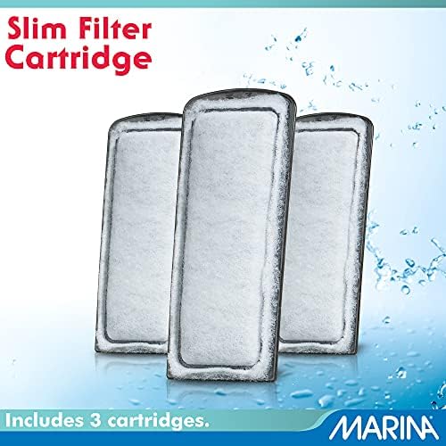 Marina Slim Filter Plus Ceramic Cartridge, Zeolite Filter and Carbon Filter Bundle, 6 Filters for Aquariums