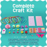 Headband Making Kit for Girls - Make Your Own Fashion Headbands for Kids - DIY Hair Accessories Set - Arts & Crafts Easter Gift for Ages 5-12 Year Old Girl - Little Children's Art & Craft Gifts