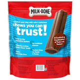 Milk-Bone Comfort Chews, Rawhide Free Dog Treats with Unique Chewy Texture and Real Beef, 16 Chews, Easy on Digestive System