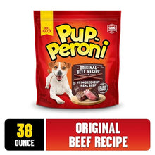 Load image into Gallery viewer, Pup-Peroni Dog Treats, Original Beef Flavor, 38 Ounce, Made with Real Beef
