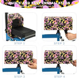 Knee Scooter Cushion 2" thick Memory Foam Knee Scooter Pad for Comfort w/Removable Cover Walker/Roller Accessories fits Most Models
