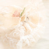 AZA Dog Wedding Dresses Retro for Small Dogs Skirt Lolita Puppy Clothes Rose Flowers Princess Costume Pet Girl Cat Cute Coat Outfits Summer Costumes (S,Rose)