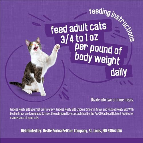 Purina Friskies Gravy Wet Cat Food Variety Pack, Meaty Bits - (Pack of 24) 5.5 oz. Cans