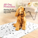 Super Absorbent Washable Pee Pads for Dogs - 2-Pack Superior Reusable Puppy Pads Pet Training Pads –100% Waterproof Dog Pee Pad Protects Against Urine Leakage Non-Slip Grip Prevents Slipping& Bunching