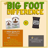 Big Foot Mycorrhizal Granular (2 LB) with Kelp, Biochar, Worm Castings, Humic Acid, Trace Minerals| Treat Soil or 256-1 Gallon Pots |